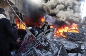 Aleppo_Syria_AFP_Bomb_Fire