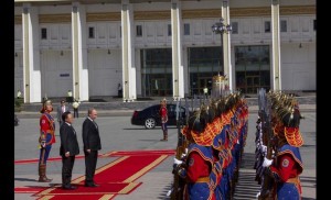Putin visits Mongolia