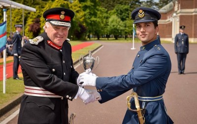 Flying Officer of Pakistan Air Force (PAF) Junaid Saleem has been awarded with the ‘Best Overseas Cadet Award’ by UK's Royal Air Force College (RAFC) Cranwell.