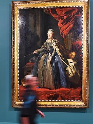 Portrait of Catherine II by Alexander Roslin. Photo: Ellen Smith