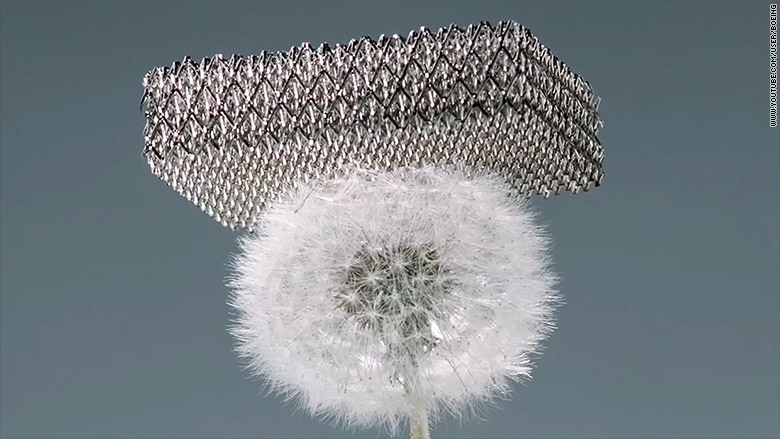 Boeing says its metal microlattice is the 'lightest metal ever'