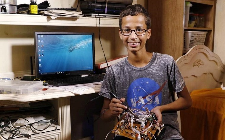 Teenage student, who was arrested in Texas after taking a homemade clock to school, accepts scholarship offer in Doha