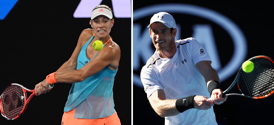 Top seeds Andy Murray and Angelique Kerber lose in Australian Open