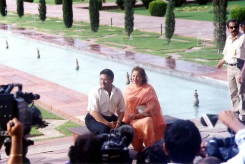 Musharraf Wife TajMahal