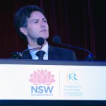 Hon Victor Dominello speaking at Premier's Multicultural Dinner