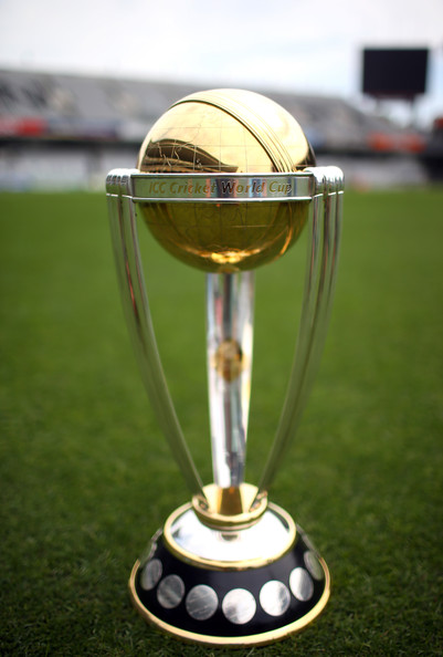 ICC Cricket World Cup Trophy 2015.