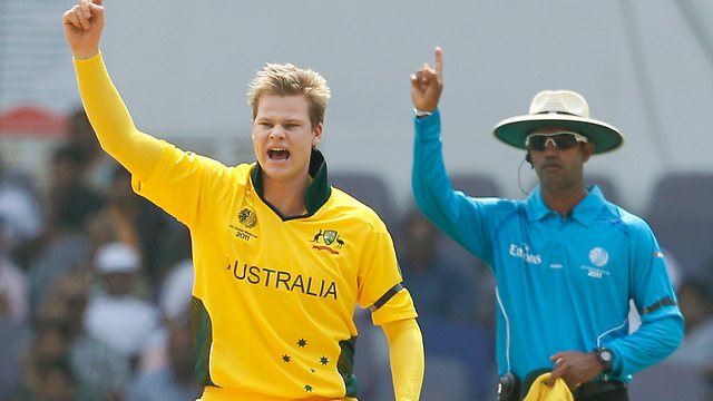 Steve Smith captained Australia in three of their four Test matches against India for a win and two draws. Photo: Kirsty Wigglesworth / AP