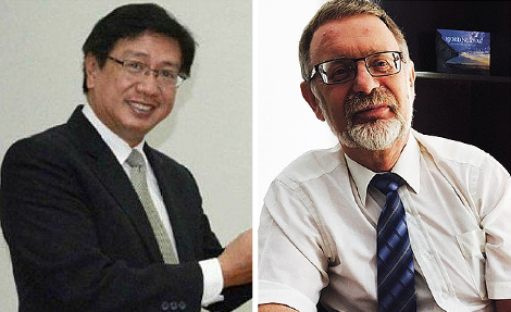 L to R: The Ambassador of the Philippines , Domingo D. Lucenario Jr and the Ambassador of Norway,Leif H. Larsen, were among those killed in the ill-fated helicopter crash on Friday in Gilgit, Pakistan.