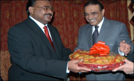 Asif Ali Zardari and Altaf Hussain