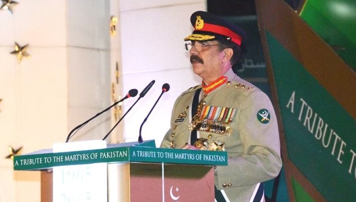 Gen. Sharif on Sept. 6, 2015