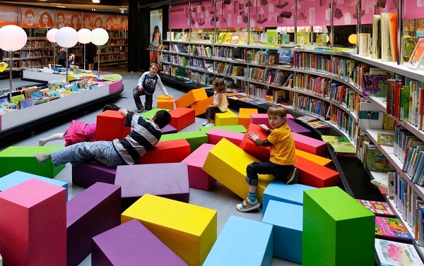 New Library in Netherlands is a vibrant community and a place where people would stay and hang out