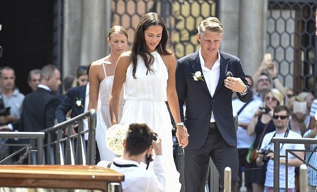 German footballer Schweinsteiger weds Serbian tennis ace Ana Ivanovic ...